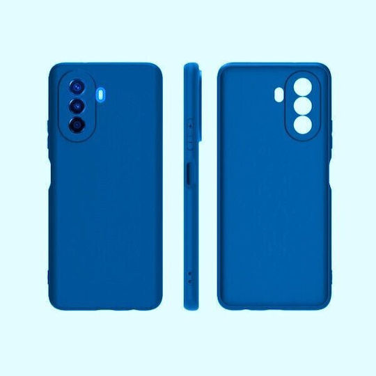 Back Cover Silicon Albastru marin (Huawei Nova Y70)