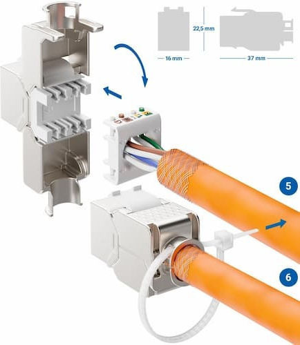 DeleyCON Keystone RJ45 24τμχ