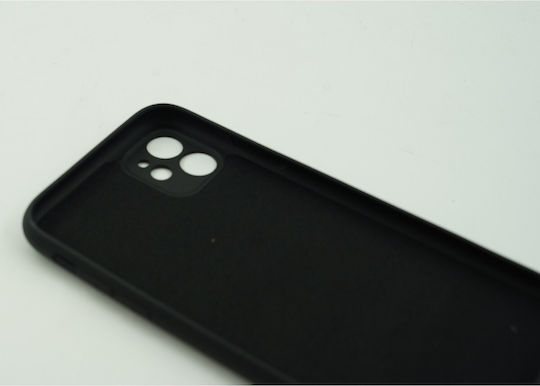 Back Cover Σιλικόνης Μαύρο (iPhone 12 / 12 Pro)