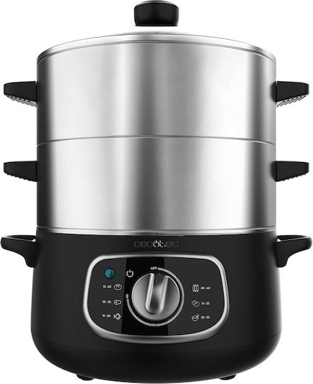 Cecotec Vapovita Steelpot Ατμομάγειρας με 3 Επίπεδα Μαγειρέματος 10lt