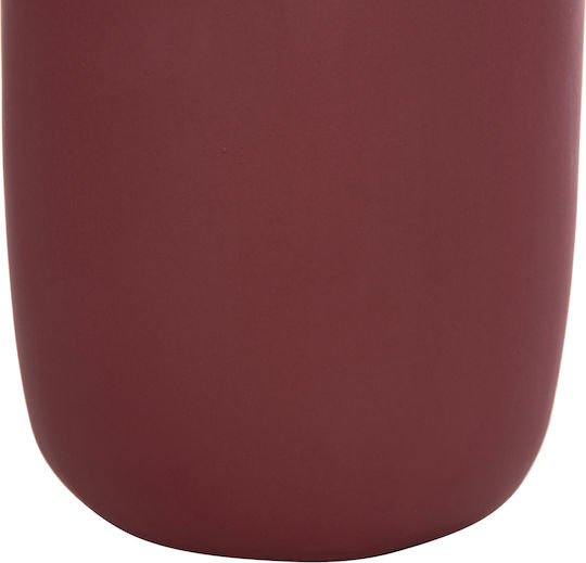 HomeMarkt Decorative Vase Lennox Red 18x18x33cm