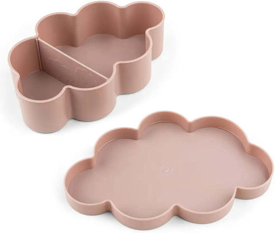Done by Deer Feeding Set made of Plastic with Non-Slip Base Pink 4pcs for 6+ months