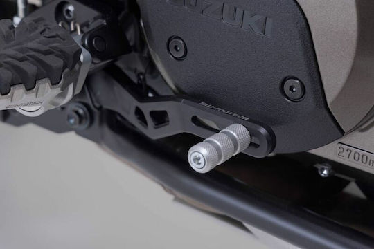 Sw-motech Спирачен педал Fbl.05.440.10001 Черно-Сребристо