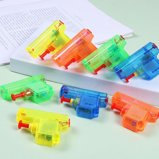 Set 4 Mini Water Pistols Flippy Summer Toys Kids 4 Random Transparent Colors