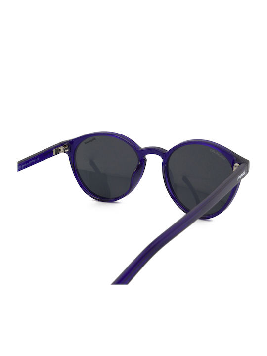 Playmobil Round Kids Sunglasses with Polarized Lenses Purple for 4-7 Years