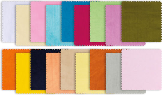 Organza Square Single Almond 100pcs Various Colors Fuchsia