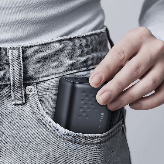 Voltme Φορτιστής Χωρίς Καλώδιο GaN με Θύρα USB-C 67W Power Delivery / Quick Charge 3.0 Μαύρος (Revo)