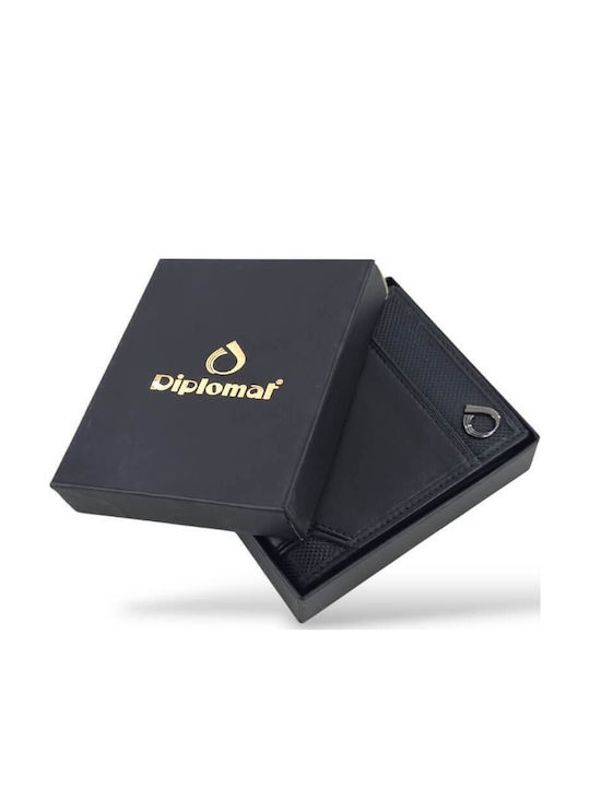 Leather Men's Wallet Classic with RFID Black