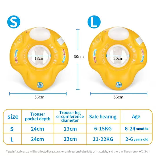 Scaunel Scutec pentru Bebeluși 6-24 Luni Previne Răsucirea Bebelușului Galben Bebelogic