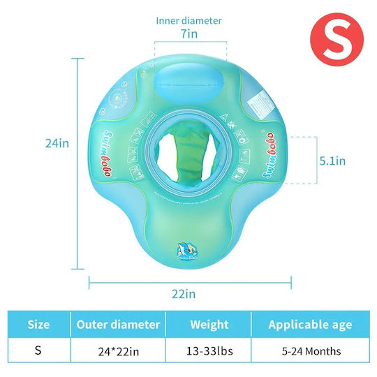 Scaunel Scutec Bebelusi 6-24 Luni Previne Rasucirea Bebelusului Verde Bebelogic