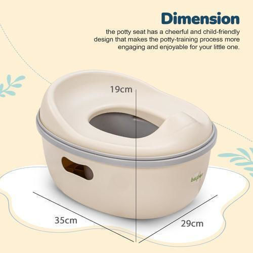 3-in-1 Töpfchen Toilettensitz Beige