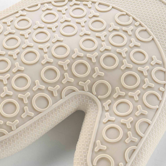 Oven Mitt Silicone Beige 1pcs