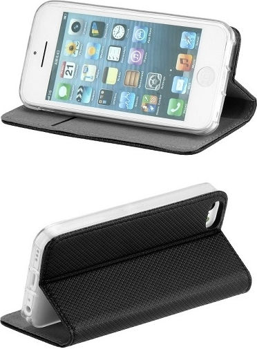 Magnet Book Synthetic Leather Black Samsung xCover 7