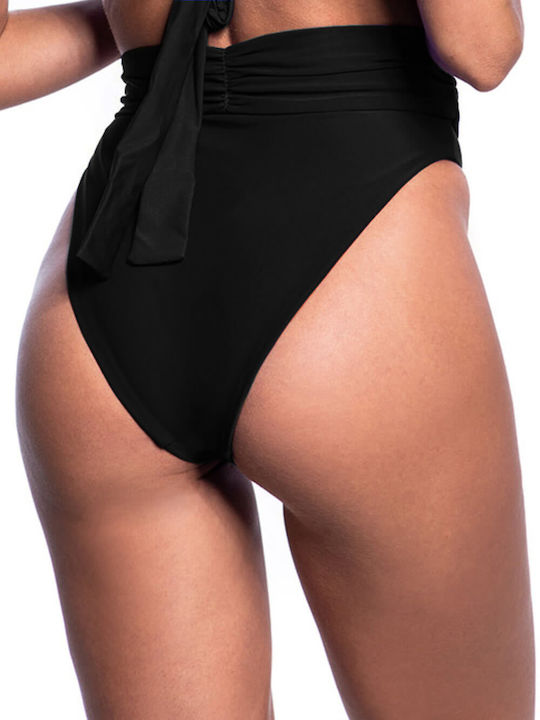 Bikini Slip Talie înaltă Black