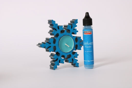 Velvet Powder 3gr Pentart Blue