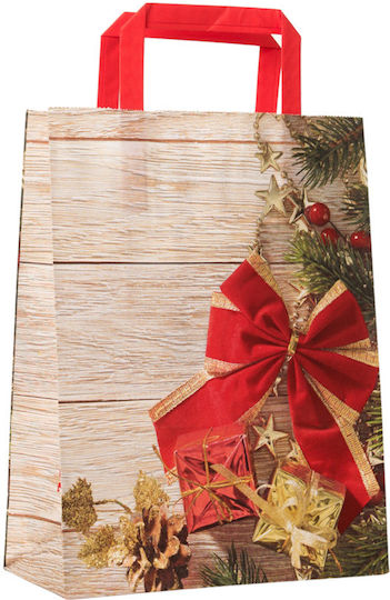 Paper Christmas Bag for Gift Brown 32x17x45cm. 250pcs