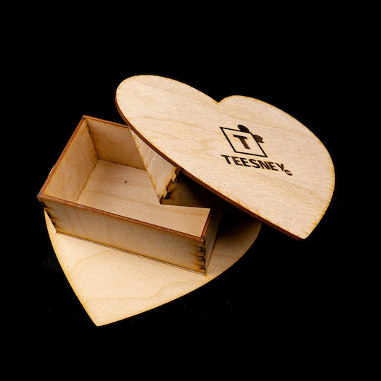 Ξύλινη Συσκευασία Καρδιά Heart Box Standard