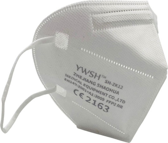 Protective Mask Fabric FFP2 White 10pcs