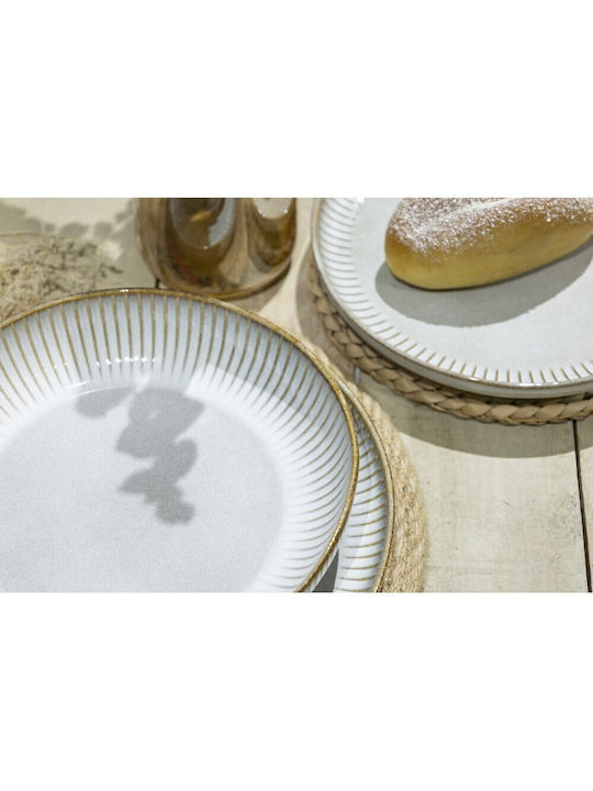 GTSA Ceramic Salad Bowl White 21x21cm