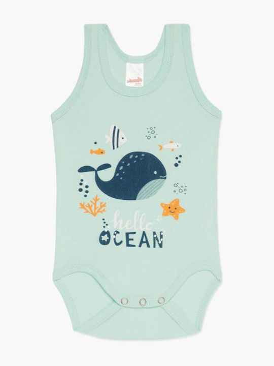 Minerva Hello Ocean Fără mâneci Bay Leaf Mint 2buc