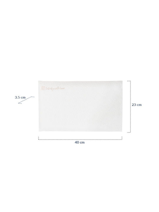 Kikka Boo Βρεφικό Μαξιλάρι Ύπνου Memory Foam Ventilated Grey Velvet 23x40εκ.