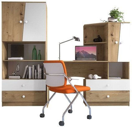 Epipla1.gr Almira 115 2 Stücke Studentenmöbel-Sets