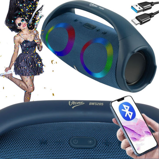 V-tone BWS205 Bluetooth високоговорител с радио Син