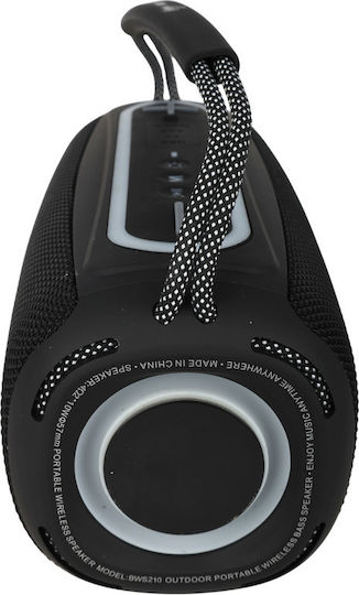 V-tone BWS210 Bluetooth високоговорител с живот на батерията до 3 часа Черен