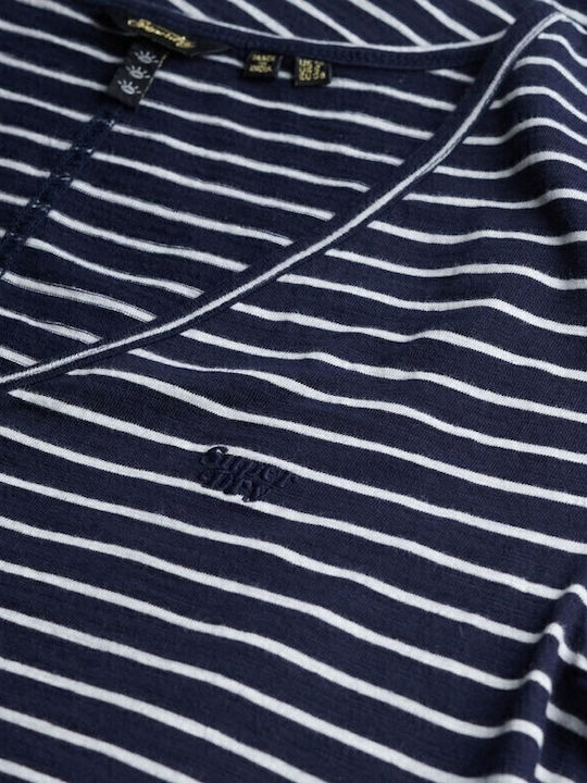 D2 Summer Midi Dress Dark Blue