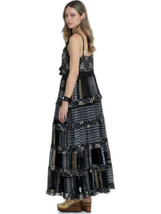 MiandMi Women's Maxi Dress Beachwear Black