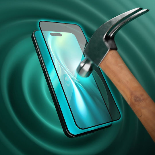Etteri 9D Full Glue Tempered Glass Black (Galaxy S25)