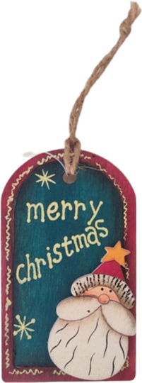 Hanging Ornament Label Wooden Multicolour 6.5x10cm