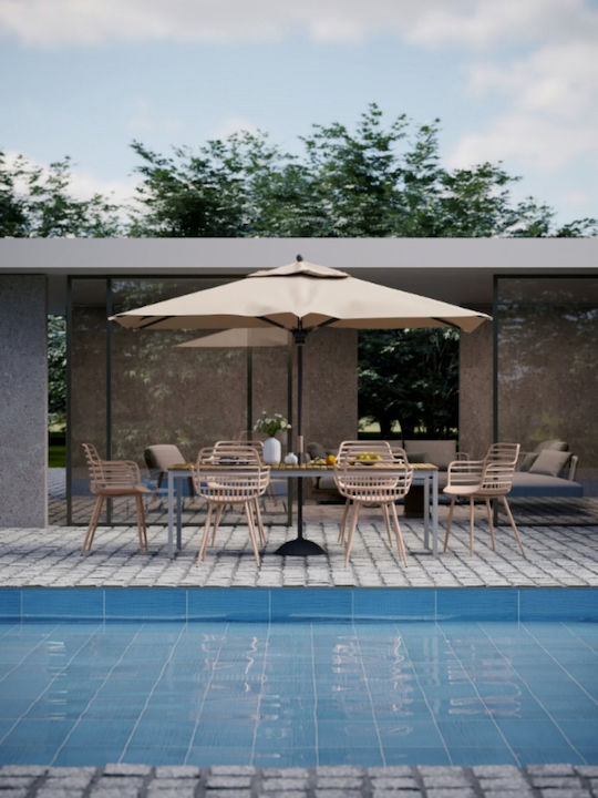 Outdoor Chair Polypropylene Candy Ch534wh White 52x56.5x81.5cm