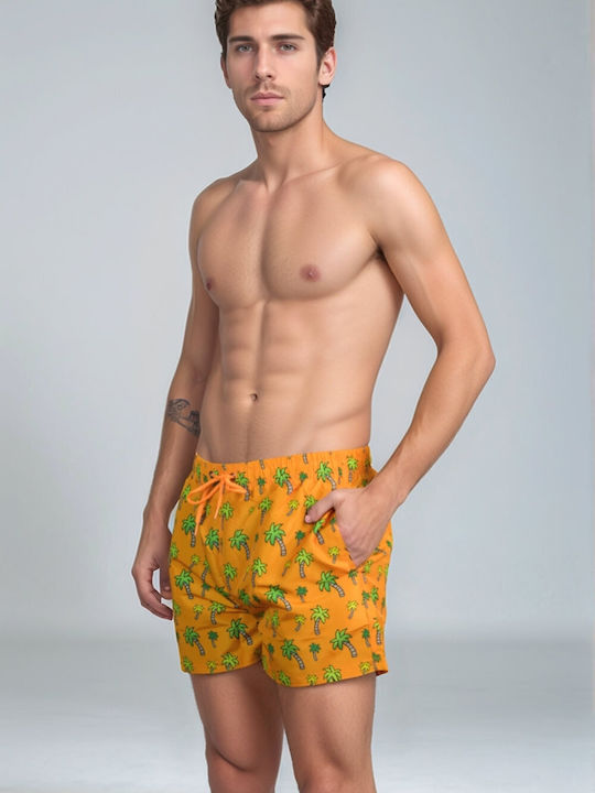 Men's Swimwear Bermuda Orange