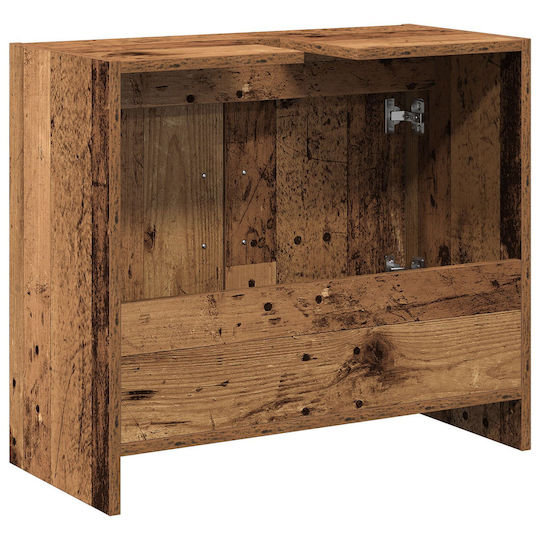 vidaXL Countertop without Sink L63xW29xH55cm Old Wood