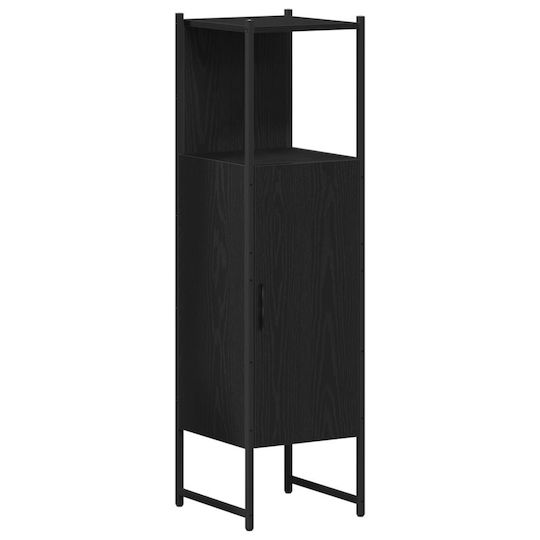 vidaXL Blat Blat fără Lavoar, cu Oglindă & Coloană Black Oak