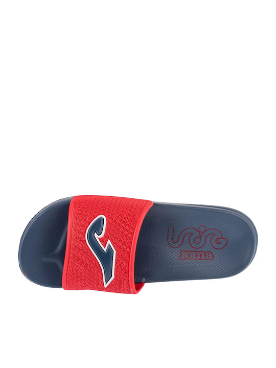 Men's Red Slides