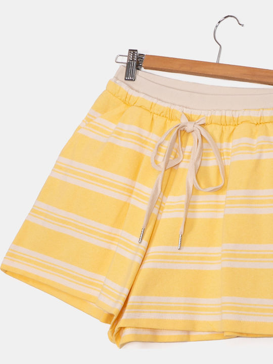 Shorts Ρίγες Κίτρινο Κίτρινο