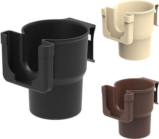 Car Cup Holder 1 Position for Console in Black Color