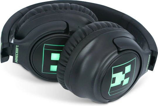 OTL Minecraft Ασύρματα / Ενσύρματα On Ear Ακουστικά με 50 ώρες Λειτουργίας Πράσινα