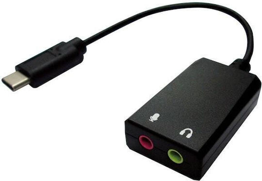 Adapter Oem Usb C M 2x Jack 3.5f Translation Oem Usb C M Adapter 2x 3.5mm Jack