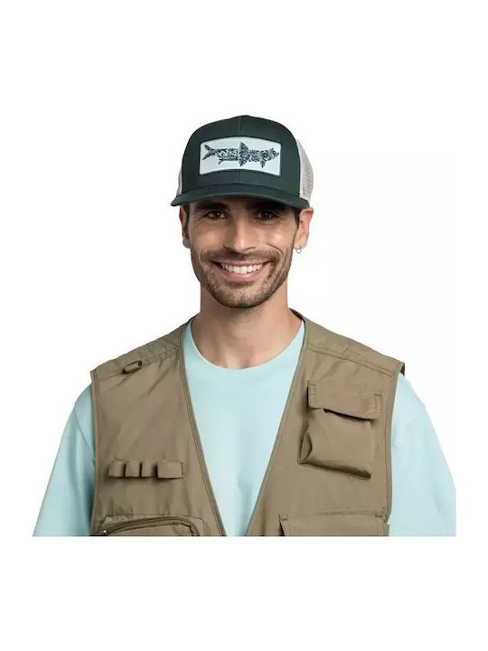 Buff Hut Pack Trucker Cap Salzgrün