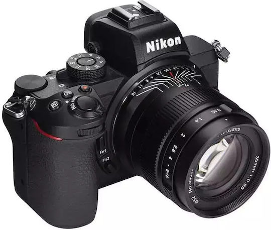 7artisans Crop Camera Lens 35mm f/0.95 Photoelectric Steady for Nikon Z Mount Black