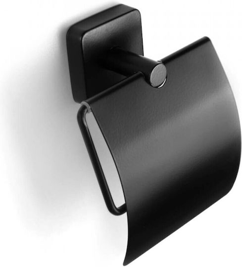 Karag Quattro Χαρτοθήκη Επιτοίχια Inox Black Matt
