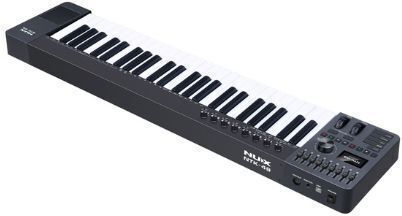 NUX Midi-Tastatur mit 49 Tasten Schwarz