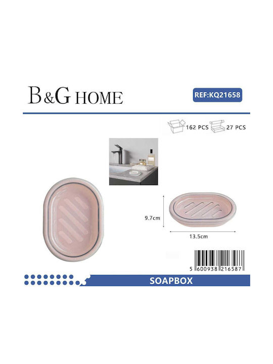 502051 Soap Dish Plastic Pink