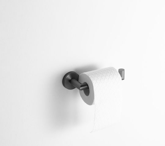 Imex Wall-mounted Paper Holder Metallic Black