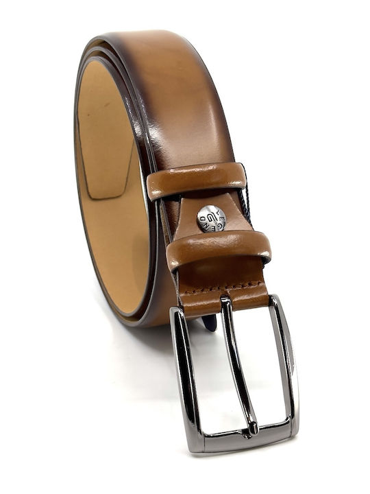 Men's Belt Leather White