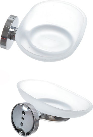 Tema Wandmontierte Glase-Seifenschale Silber