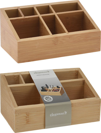 Eleganza Organizer Bamboo Brown